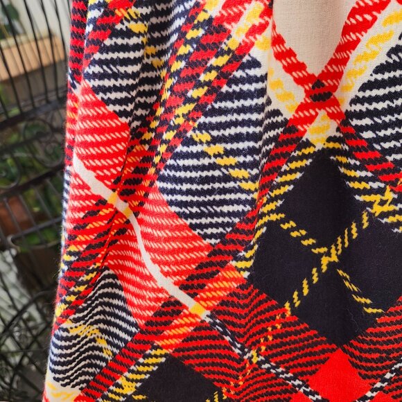 Vintage 1970's Toni Todd Plaid Maxi Dress - Picture 10 of 16